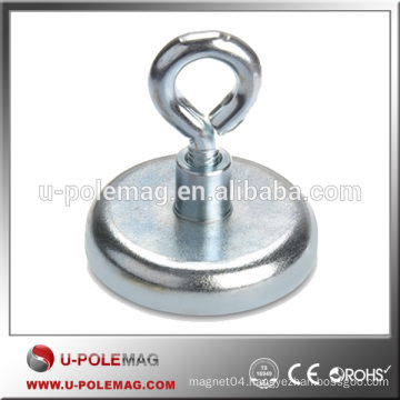 NdFeB POT Magnet D25x7mm with M4 Hook